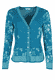 Strickjacke Lindara blossom  - ocean