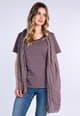Tuch Geflo geo flower  - plum