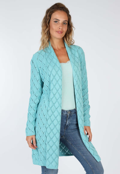 Strickjacke Ebbie - wave