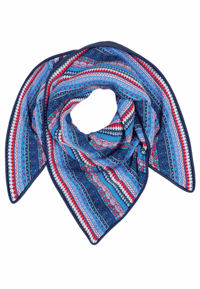 Dreieckstuch Elisabeth Crazy - navy