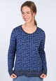 Strickpullover Annegret  - indigo