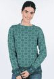 Strickpullover Dorit Nordic  - bottle green