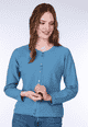Strickjacke Hilda - swedish blue