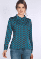 Bluse Candy artdeco - deep ocean