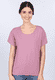 T-Shirt Betzi Solid  - dusty orchid