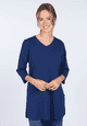 Tunika Kareena solid  - indigo