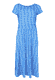 Kleid Malind flower vine - lapis