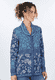 Strickjacke Maily Flower  - ink