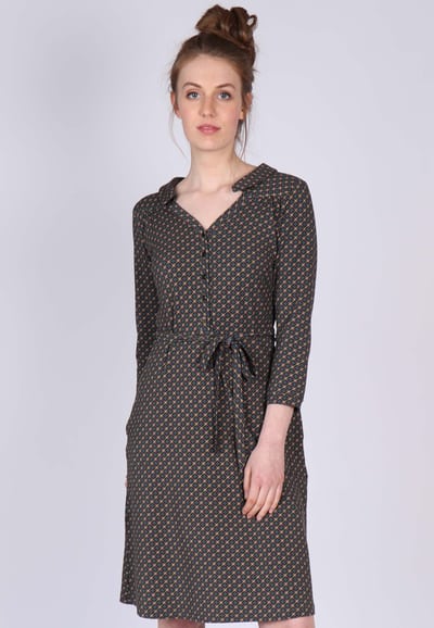 Kleid Gisele check - thyme