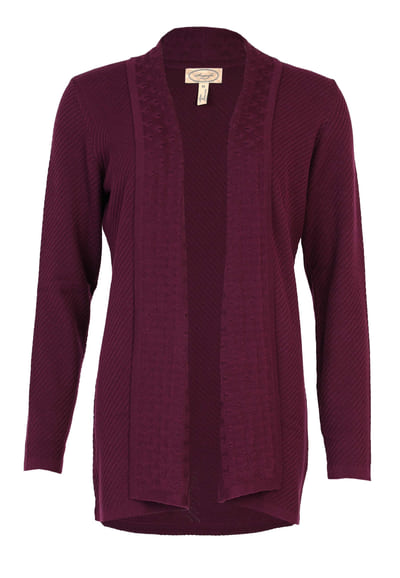 Strickjacke Diara - plum