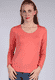 Langarmshirt Philia  - peach