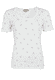 T-Shirt Maren flower - ivory