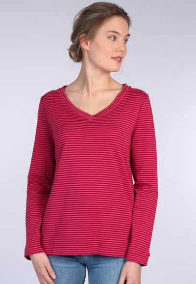 Langarmshirt Synni - wine