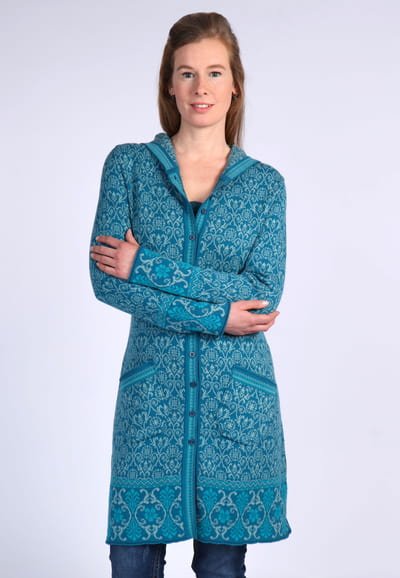 Strickmantel Glory - deep ocean