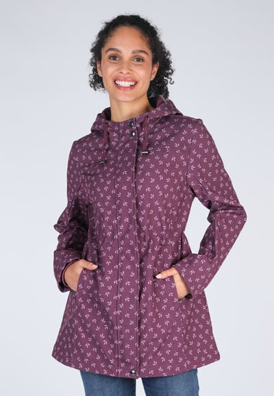 Softshelljacke Groenke - plum