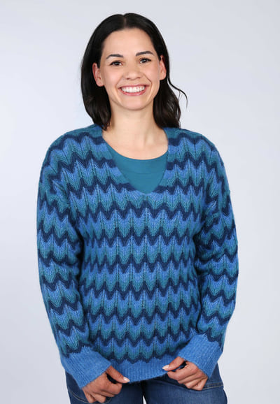 Strickpullover Elianne  - lake