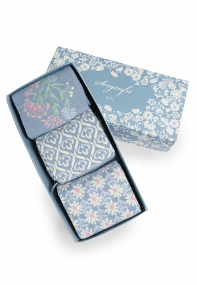 3er Set Socken Irma swed. blue - multicolour