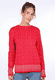 Strickpullover Dorit nordic - rubin