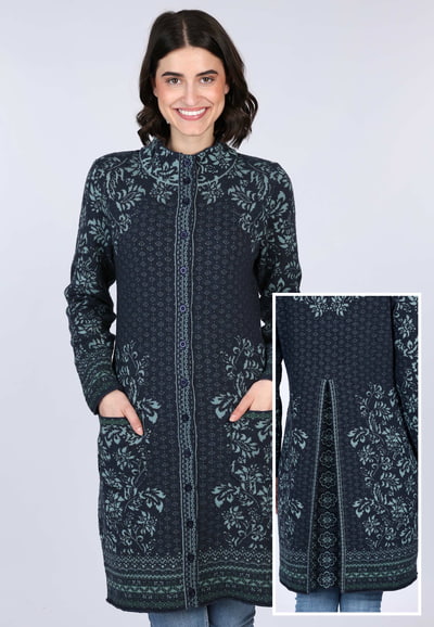 Strickmantel Maite  - navy