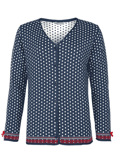 Strickjacke Christa Dot - navy