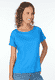 T-Shirt Zoe solid - lapis