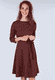 Kleid Charlette - dark grape