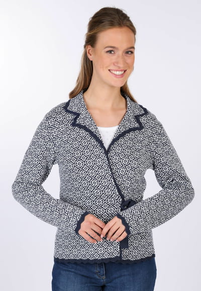 Strickjacke Trudy Nordic  - navy