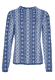 Strickpullover Dorit stripe  - ink