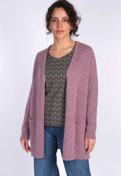 Strickjacke Tati - rose wine