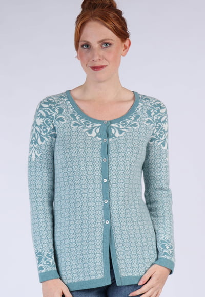 Strickjacke Alexandra - powder blue