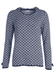 Strickpullover Susi Flower - navy
