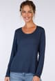 Langarmshirt Philia  - navy