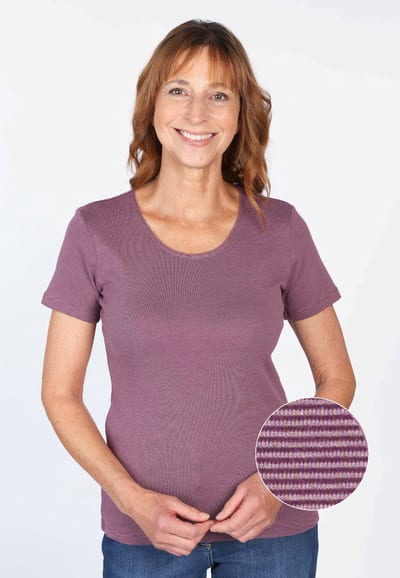 T-Shirt Sarina  - dusty orchid