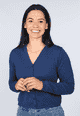 Strickjacke Valea  - indigo