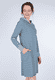 Kleid Tiril stripe - denim