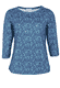 3/4-Arm Shirt Pitta Meadow  - indigo