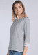 Sweater Holma rainbow stripe - ivory