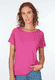 T-Shirt Zoe solid - raspberry
