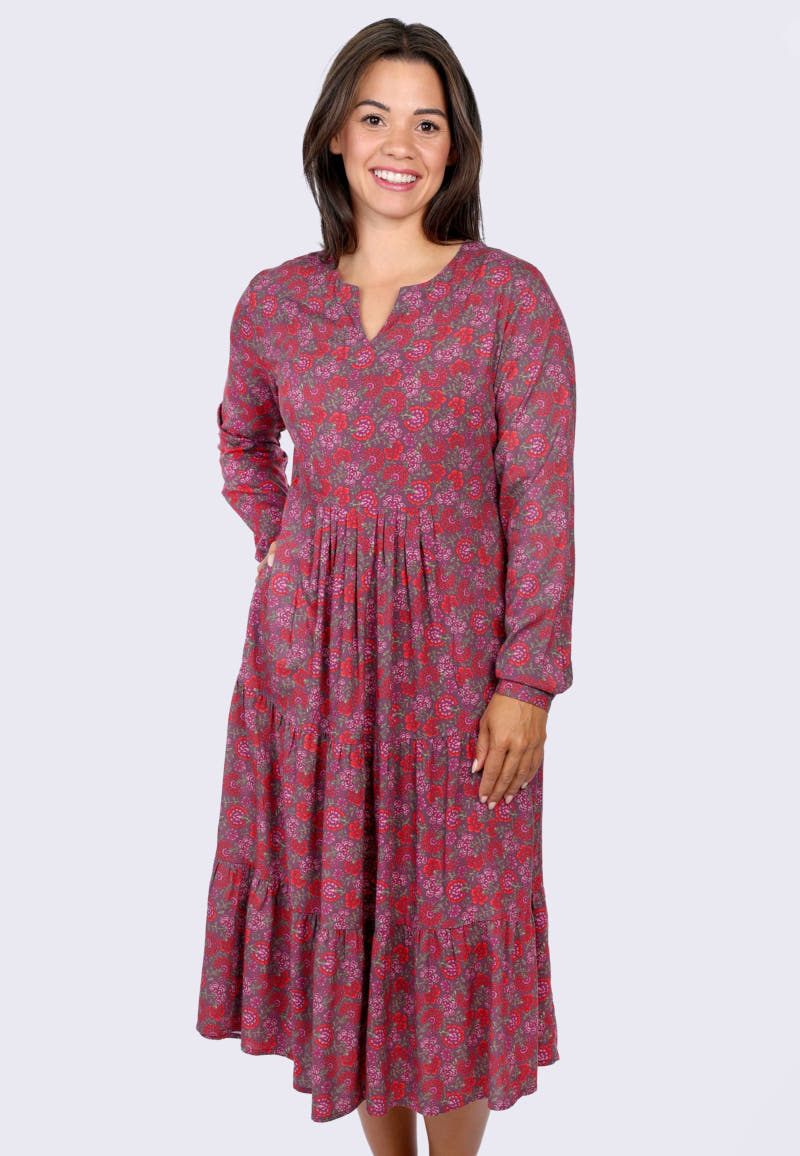 Kleid Iyvanna  - plum