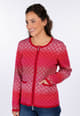 Strickjacke Medi Gradient  - cerise