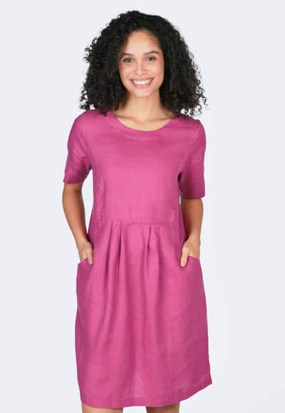 Kleid Rabea - raspberry