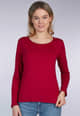 Langarmshirt Philia  - wine