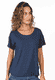 T-Shirt Betzi Solid  - navy