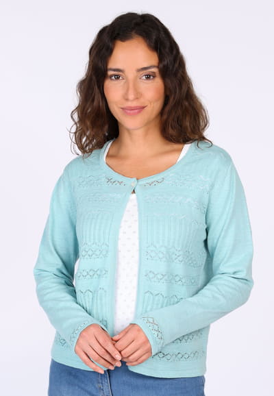 Strickjacke Rixa  - pastel blue