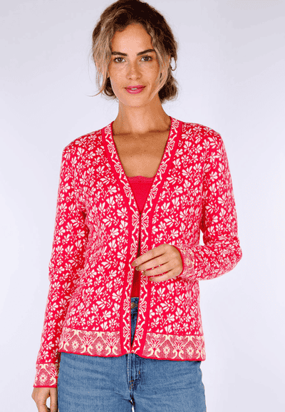 Strickjacke Pauli - azalea