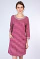 Kleid Tola stripe - purple