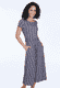 Kleid Malind flower vine - navy