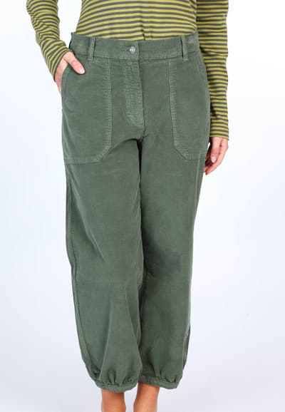Cordhose Diertje minicord  - thyme