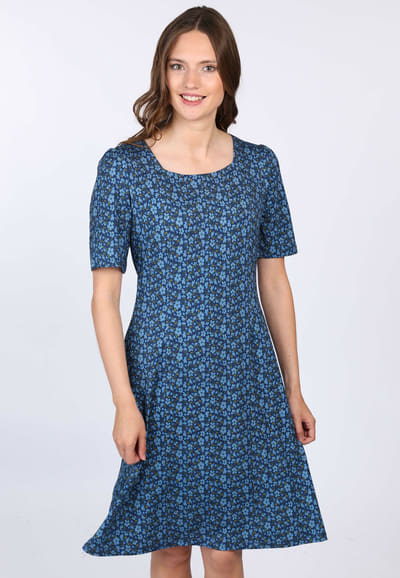 Kleid Imani  - indigo