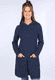 Strickmantel Tia - navy